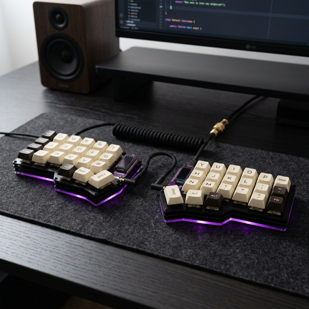 Bàn phím Ergonomic Corne Cherry