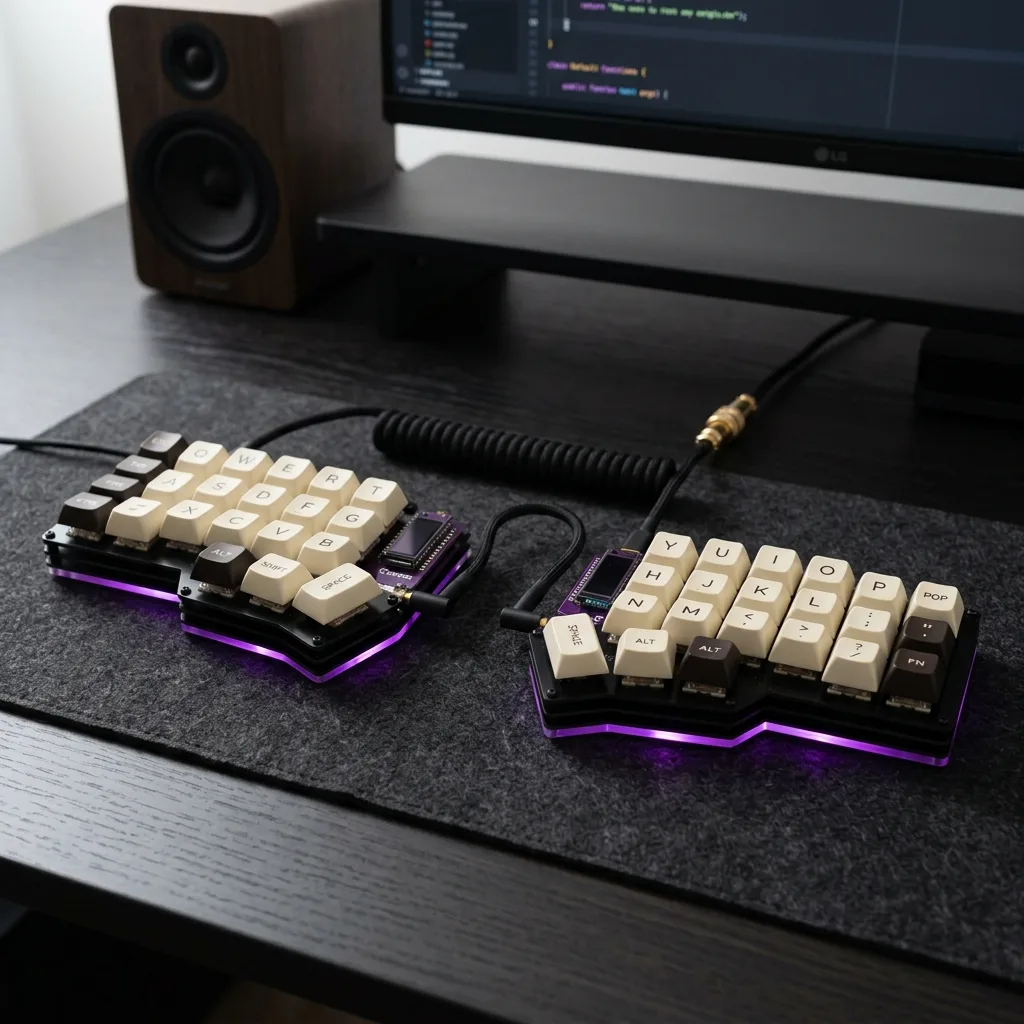 Bàn phím Ergonomic Corne Cherry